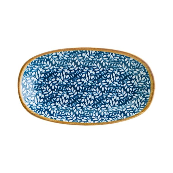 Bonna Lupin Gourmet Porcelain Oval Boat Plate 24x14cm