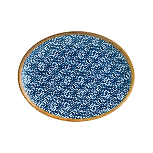 Bonna Lupin Moove Porselen Oval Tabak 36x28cm