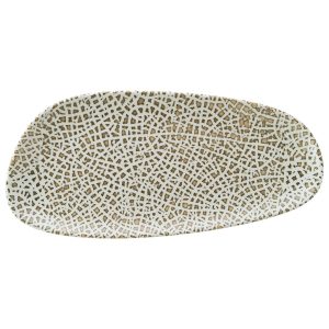 Bonna Lapya Wood Vago Porselen Dikdörtgen Tabak 36cm