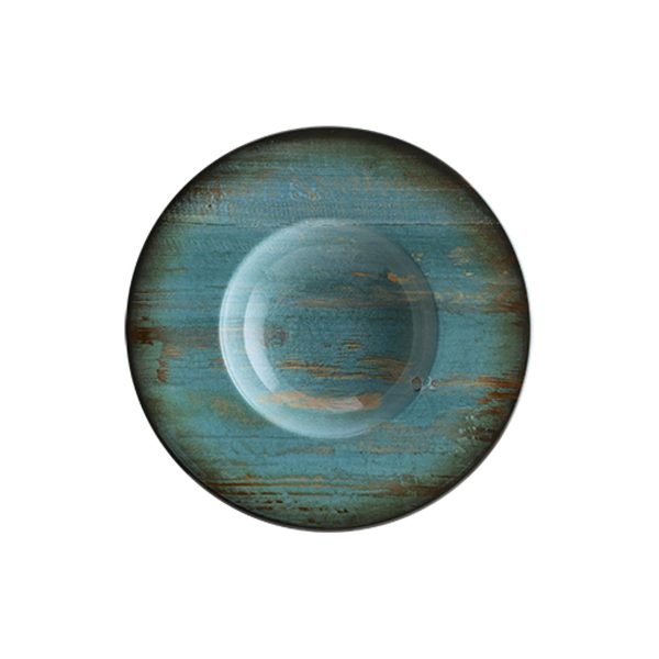 Bonna Madera Mint Banquet Porselen Çukur Tabak 28cm