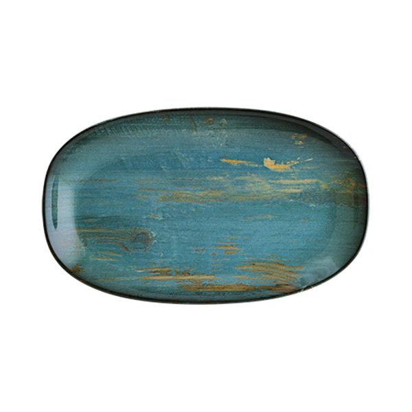 Bonna Madera Mint Gourmet Porselen Oval Kayık Tabak 15x8,5cm