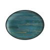 Bonna Madera Mint Moove Porselen Oval Tabak 36x28cm
