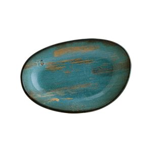 Bonna Madera Mint Vago Porselen Oval Kayık Tabak 15x8,5cm