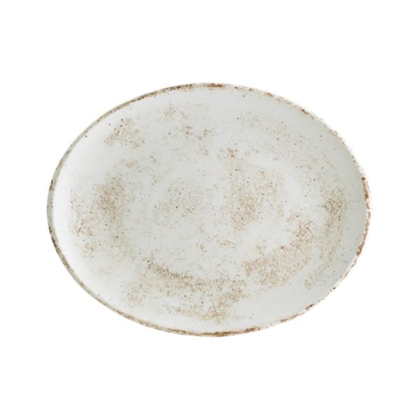 Bonna Nacrous Matt Moove Porselen Oval Tabak 36cm