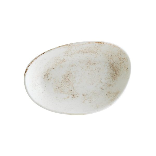 Bonna Nacrous Matt Vago Porselen Oval Kayık Tabak 15x8,5cm