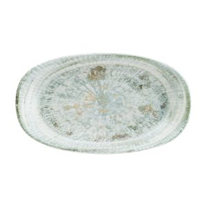 Bonna Odette Olive Gourmet Porselen Oval Kayık Tabak 34x19cm