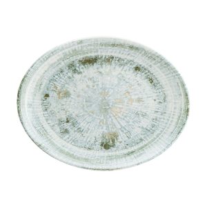 Bonna Odette Olive Moove Porselen Oval Tabak 31x24cm
