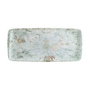 Bonna Odette Olive Moove Dikdörtgen Porselen Tabak 34x16cm
