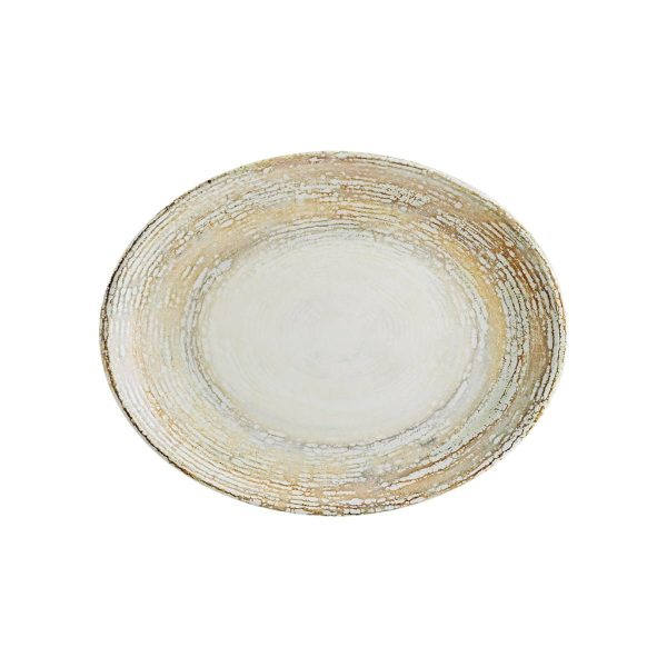 Bonna Patera Moove Porcelain Oval Plate 36x28cm