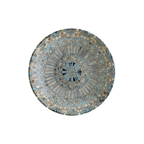 Bonna Luca Matt Mosaic Porcelain Bloom Deep Plate 25cm