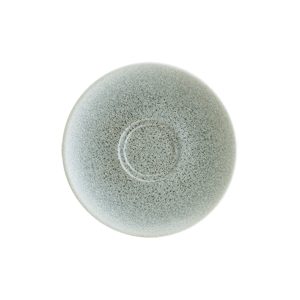 Bonna Luca Matt Mavi Porselen Çay Fincanı Tabağı 16cm