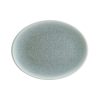 Bonna Luca Matt Mavi Porselen Moove Oval Tabak 31cm