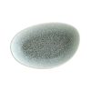 Bonna Luca Matt Mavi Porselen Vago Oval Kayık Tabak 15x8,5cm