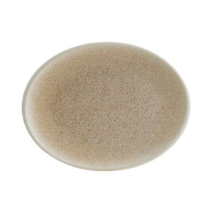Bonna Luca Matt Somon Porselen Moove Oval Tabak 25cm