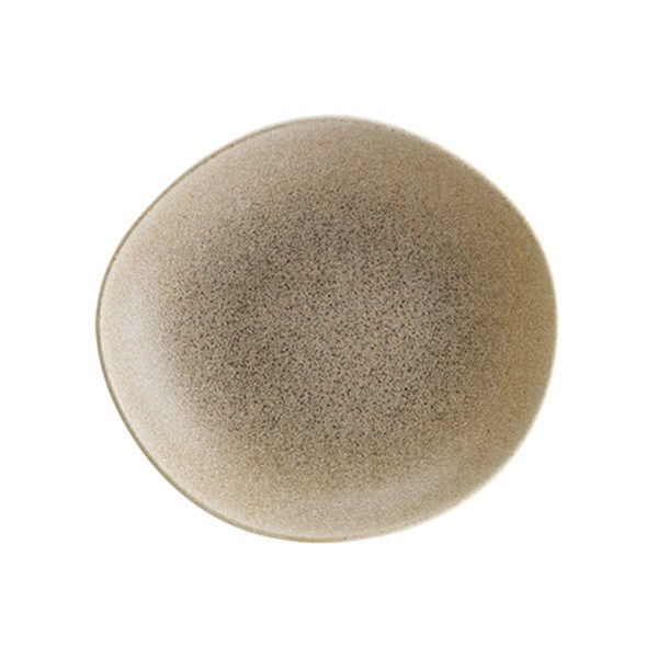 Bonna Luca Matt Salmon Porcelain Vago Flat Plate 15cm