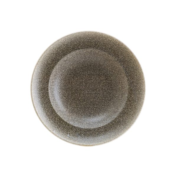 Bonna Luca Matt Porcelain Brown Gourmet Deep Plate 24cm