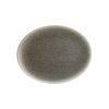 Bonna Luca Matt Kahve Porselen Moove Oval Tabak 36cm