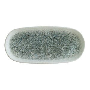 Bonna Lunar Matt Mavi Porselen 21cm Hygge Oval Tabak