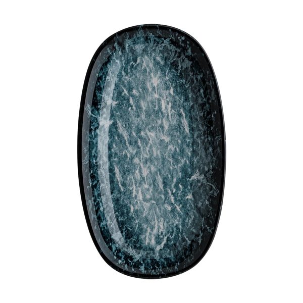 Bonna Sepia Gourmet Porcelain Oval Boat Plate 15x8,5cm