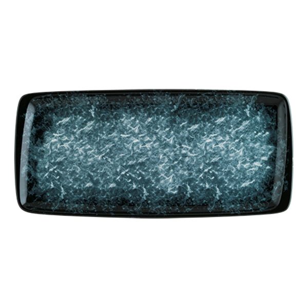 Bonna Sepia Moove Porcelain Rectangle Plate 34x16cm