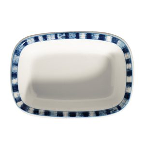 Bonna Mistral Gourmet Porselen Dikdörtgen Kayık 12x8,5cm