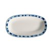 Bonna Mistral Gourmet Porselen Oval Kayık Tabak 24x14cm