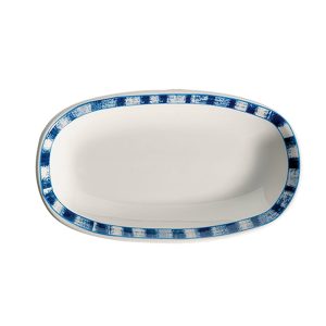 Bonna Mistral Gourmet Porselen Oval Kayık Tabak 24x14cm