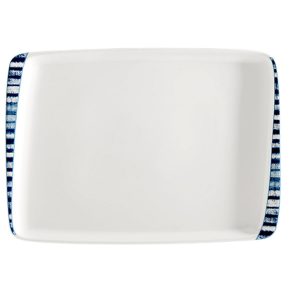 Bonna Mistral Moove Porselen Dikdörtgen Tabak 36x25cm