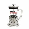 Kuvarz Cam French Press 600ml Yaprak Desen