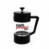 Kuvarz Cam French Press 600ml Siyah