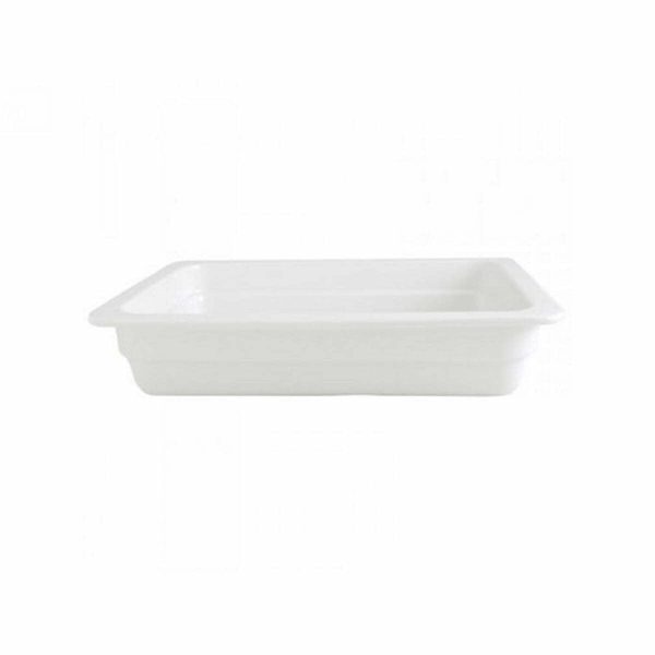 Güral Porselen Buffet Kare Kayık Tabak 33x18