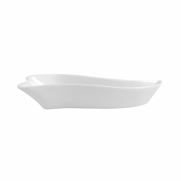 Gural Porcelain Flat Fish Boat 22cm