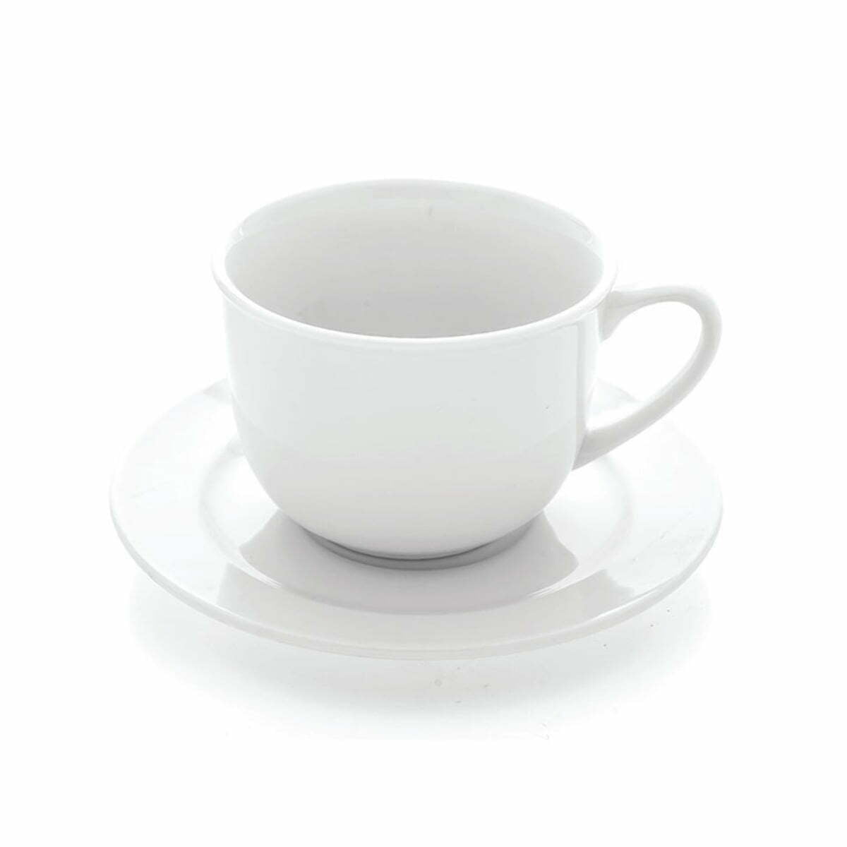 Güral Porselen Delta Jumbo Fincan ve Tabak 1 Güral Porselen Delta Jumbo Fincan ve Tabak