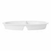 Güral Porselen Delta 2 Bölümlü Oval Tabak 23cm