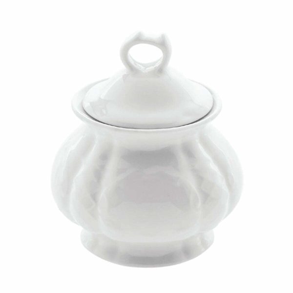 Gural Porcelain Flora Sugar Bowl and Cover 250cc