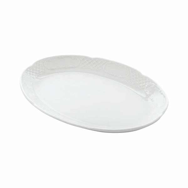 Gural Porcelain Flora Boat Plate 32x23cm