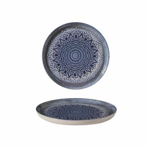 Güral Porselen Blue Voyage Düz Tabak 15cm