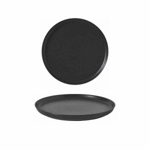 Güral Porselen Blackmatt Bilbao Düz Tabak 25cm