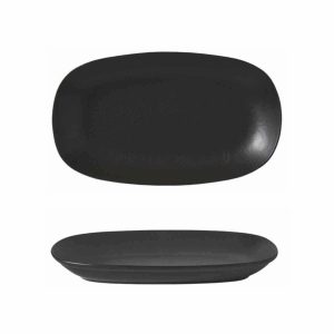 Güral Porselen Blackmatt Kayık Tabak 15cm