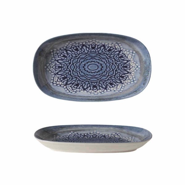 Güral Porselen Blue Voyage Kayık Tabak 15cm