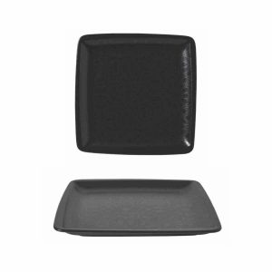 Güral Porselen Blackmatt Orlando Düz Tabak 17x17cm