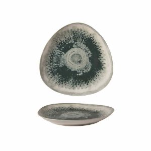 Güral Porselen Green Drop Pera Düz Tabak 30cm