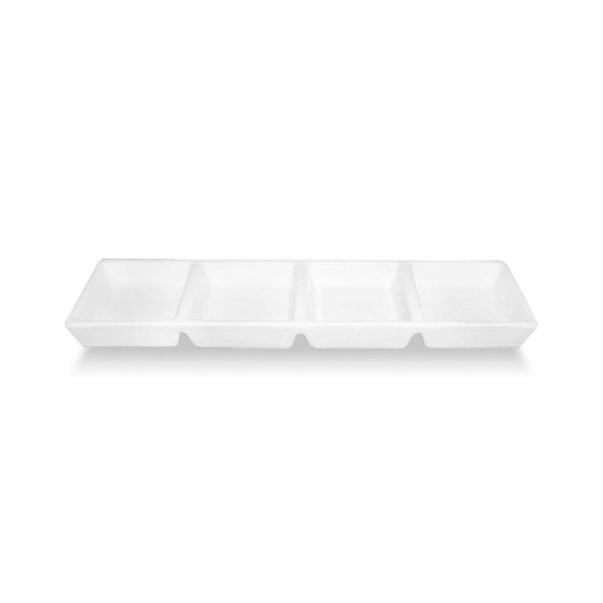 Güral Porselen Merid Bölmeli Sos Tabağı 32x8cm 1 Güral Porselen Merid Bölmeli Sos Tabağı 32x8cm