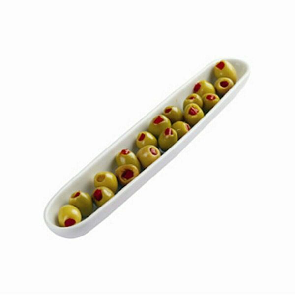Gural Porcelain Canoe Olive Bowl 30cm