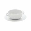 Güral Porselen Karizma Konsome Kase 12cm ve Tabağı