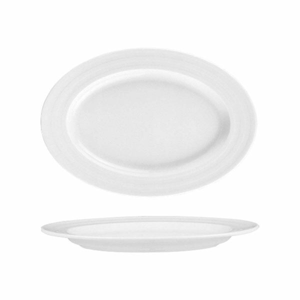 Gural Porcelain Lizbon Boat Plate 29x20cm