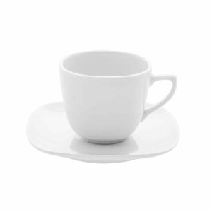 Güral Porselen Mimoza Nescafe Fincan ve Tabağı 170cc