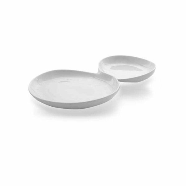 Gural Porcelain Special Plates New York 2 Section Plate 36x27cm