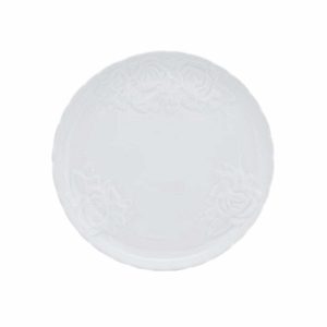 Güral Porselen Rose Rölyefli Düz Tabak 21cm