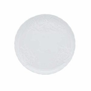 Güral Porselen Rose Rölyefli Düz Tabak 27cm